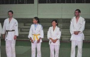 Visite et entraînement de 2 judokas suisses