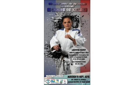 &quot;Mercredi des Champions&quot; avec Laëtitia PAYET - 11 Sept 2013